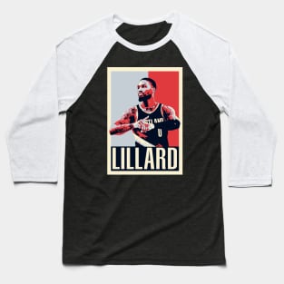 Damian Lillard Pop Art Style Baseball T-Shirt